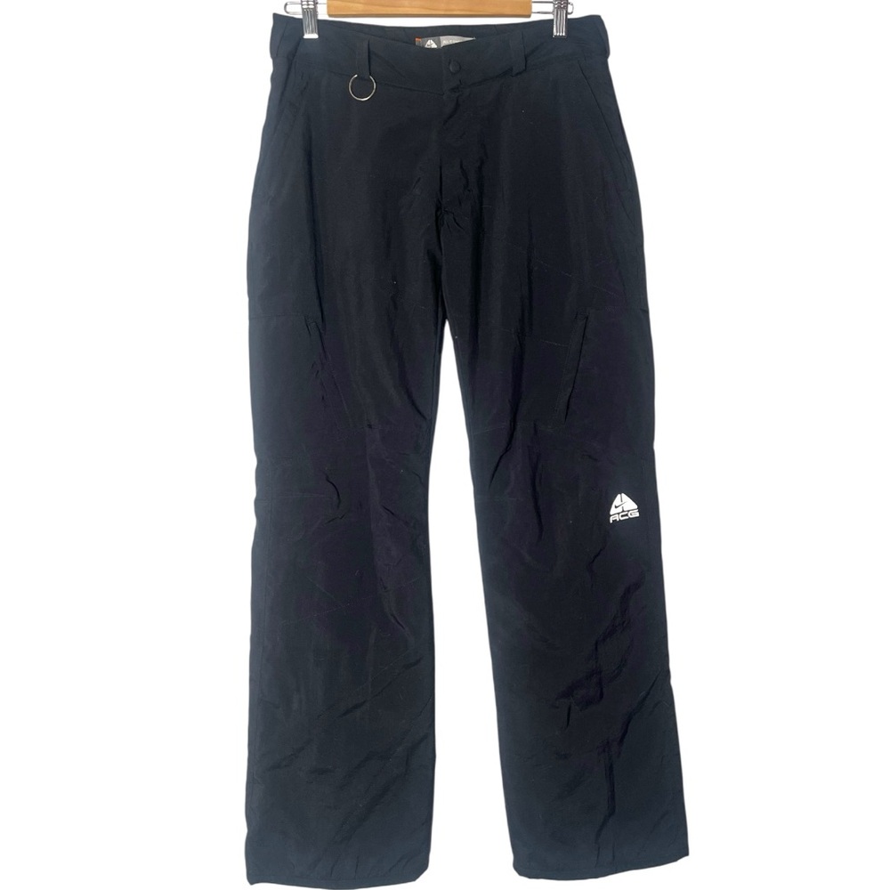 Nike ACG Ski Snowboard Pants Womens 8 Black Insulated Waterproof Sporty Winter